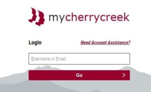 Creek login page